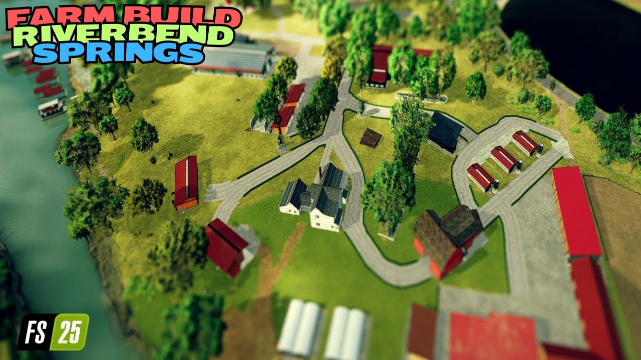BUILDING AN AMERICAN FARM FROM SCRATCH IN FS 25! (FARM BUILD)
