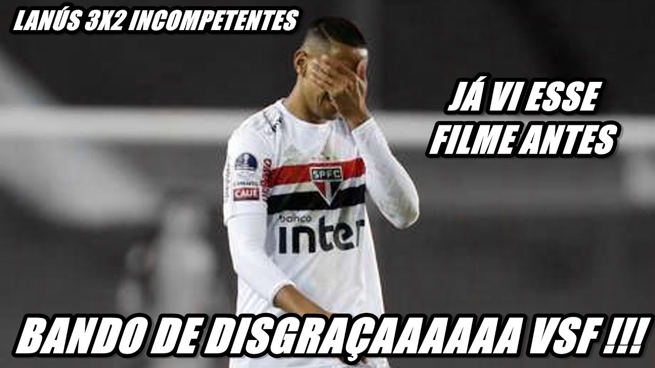 LANÚS 3X2 SÃO PAULO NARRAÇÃO DA ZUEIRA - SUL-AMERICANA 2020