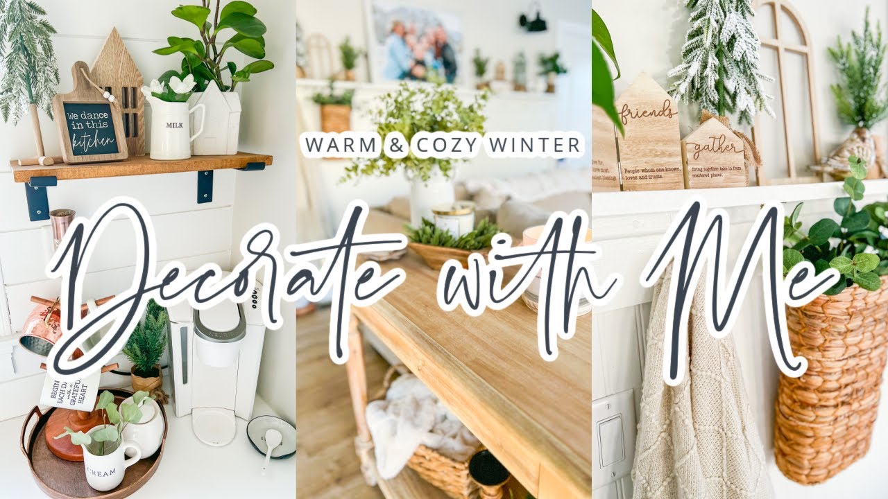 WINTER DECORATE WITH ME // NEUTRAL DECOR AFTER THE HOLIDAYS // CHARLOTTE GROVE FARMHOUSE