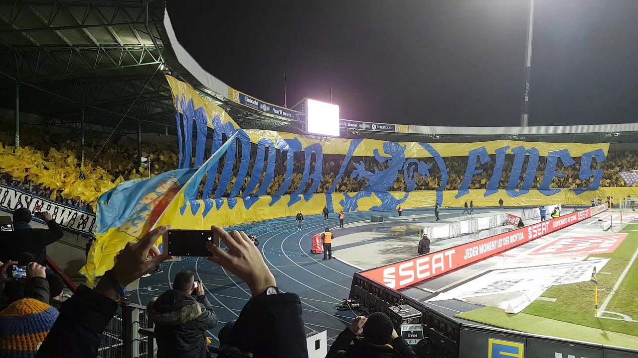 122 Jahre Eintracht Braunschweig Choreografie 15.12.2017