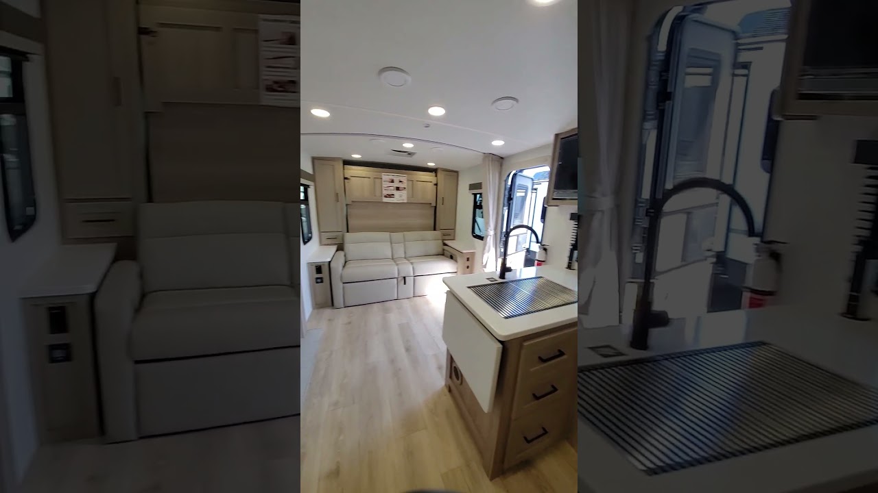 New 2026 Rockwood Mini Lite 2214S Travel Trailer - Spacious Interior & under 24' w/ Murphy Bed!