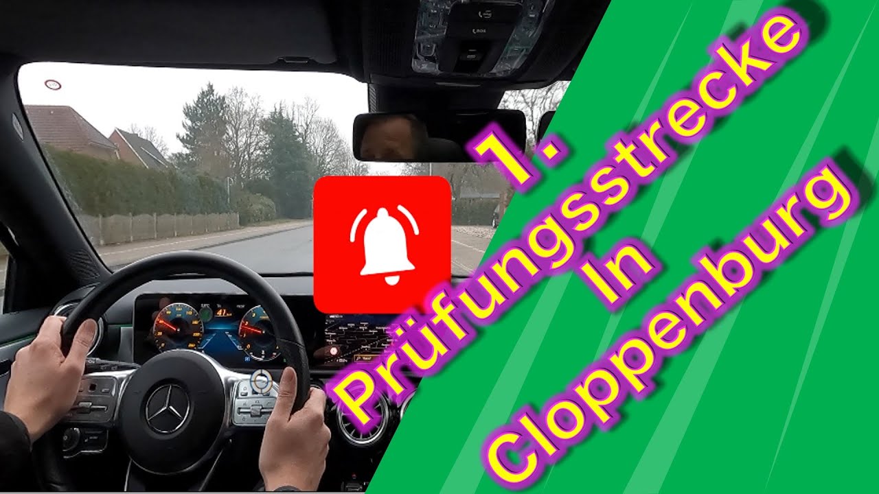 1. Prüfungsstrecke in Cloppenburg