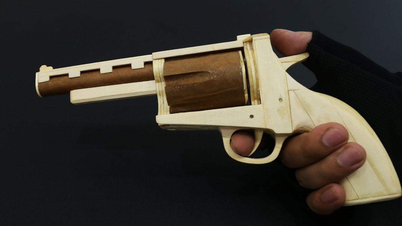 How to make the Cowboy gun with Popsicle sticks