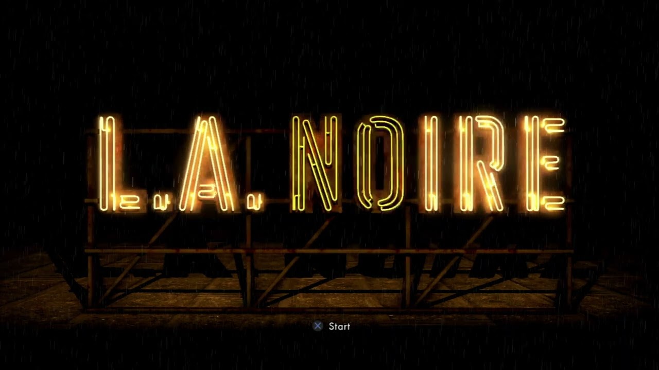 LA Noire Main Theme with Rain 10 Hours