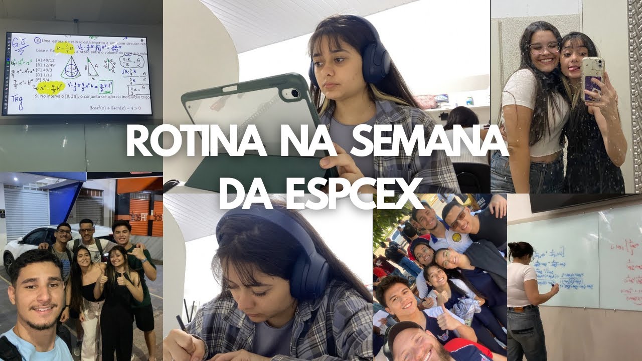 Vlog estudando na semana da EsPCEx