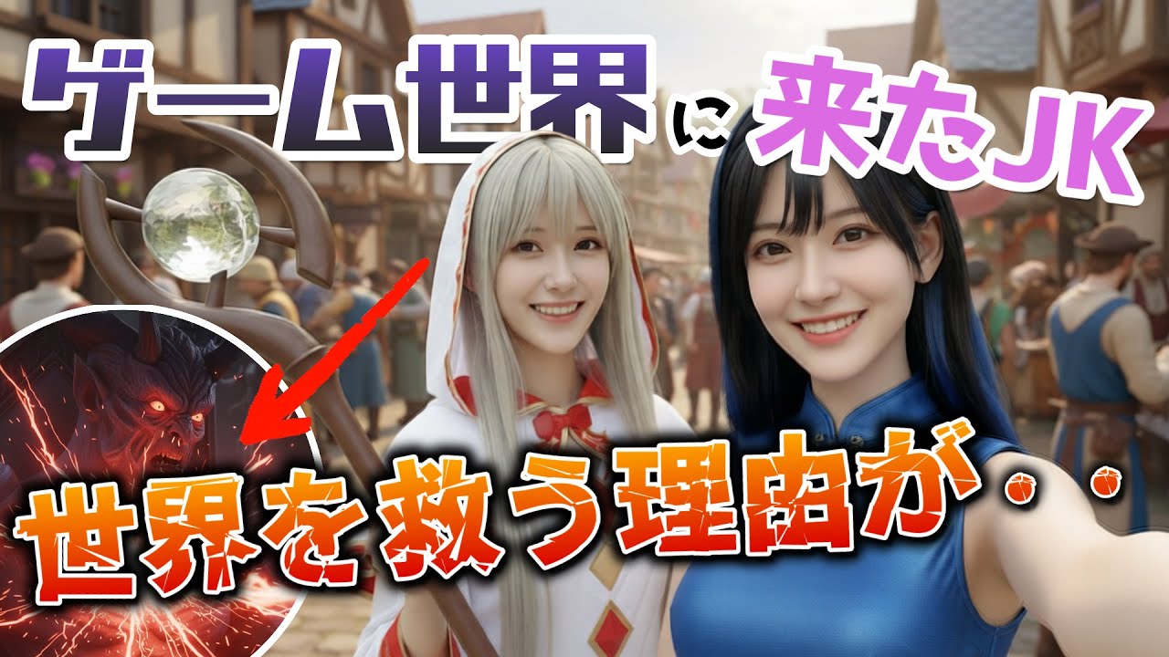 AIが考える「世界を救う女子高生」なぜ彼女たちはゲームの世界に？