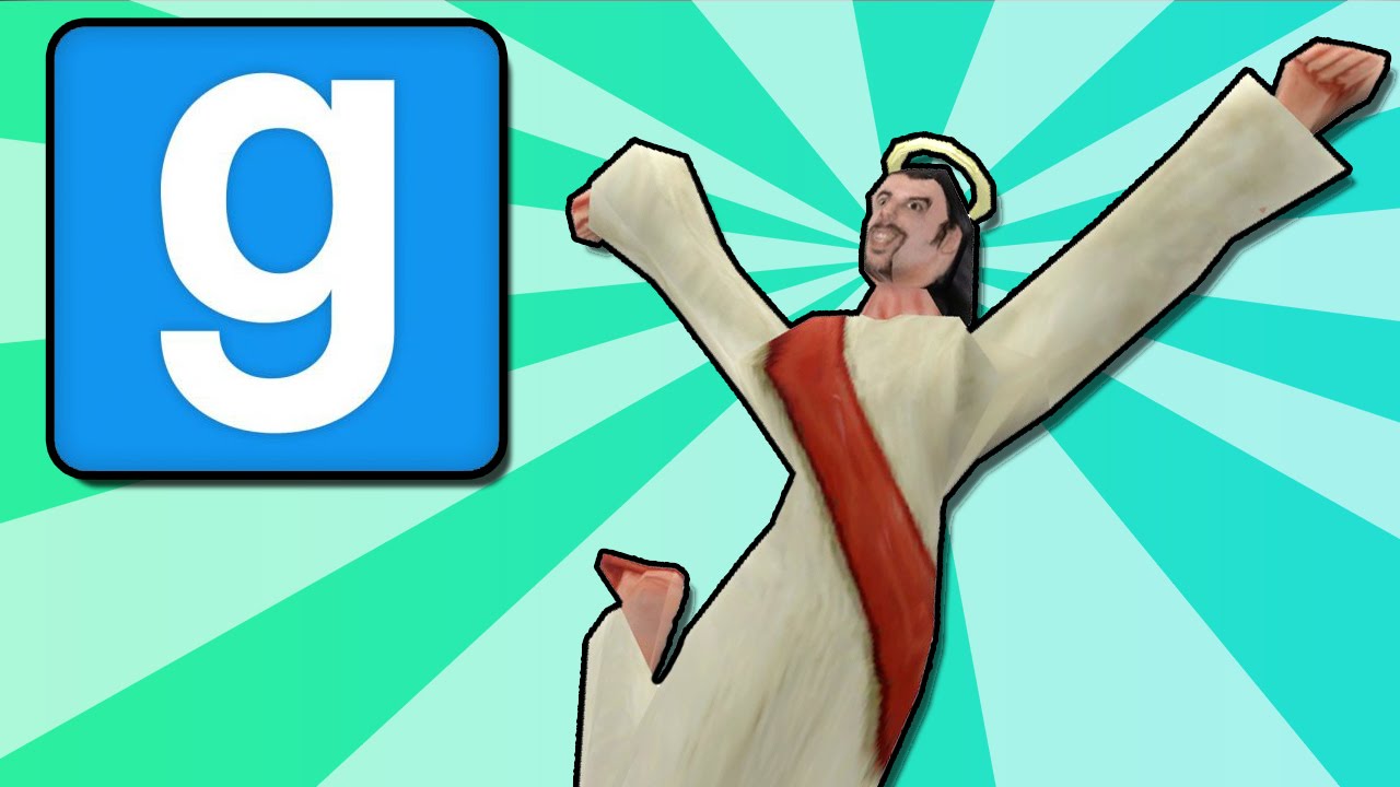 JÉSUS DÉBARQUE SUR LA LUNE ! (GMOD Sandbox)