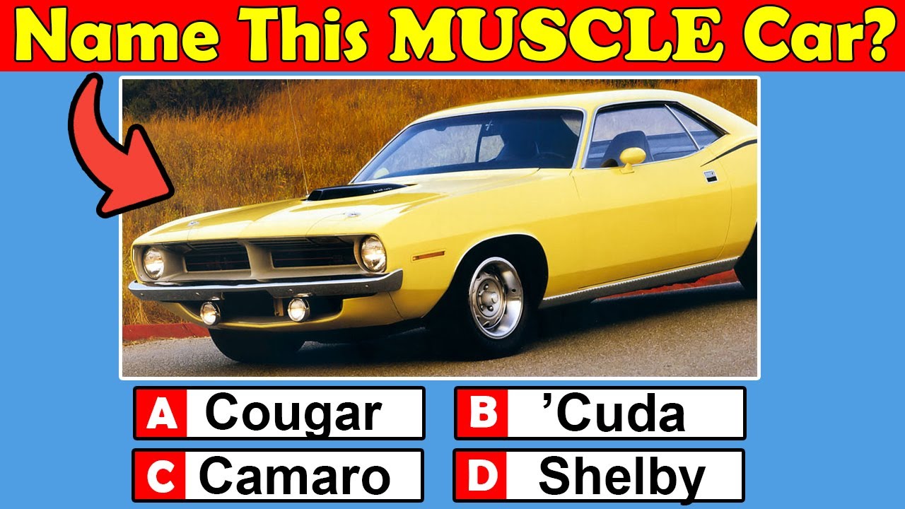 Guess 20 Muscle Cars from the 60s & 70s. How Many Do You Know?