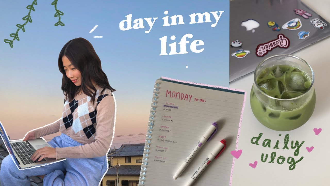 student vlog | homework, zoom classes & mini haul (productive day)