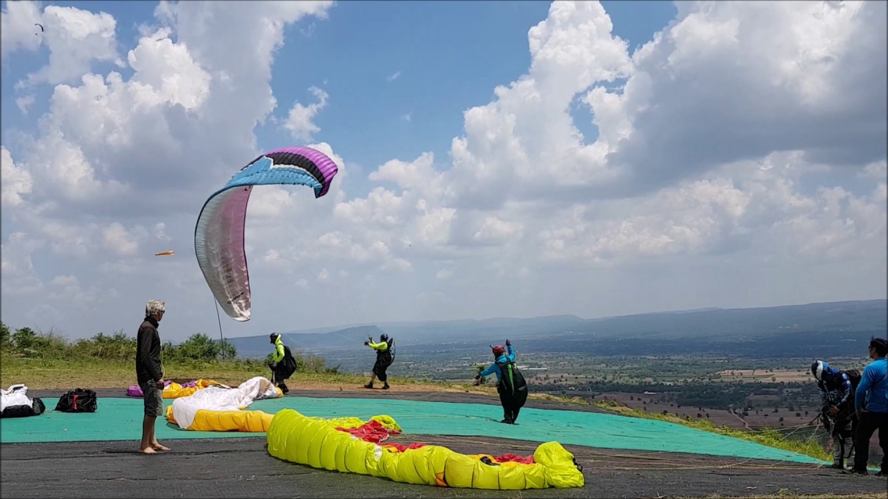Take off compilation Paragliding XCamp Khao Sadao, April 2017, Thailand