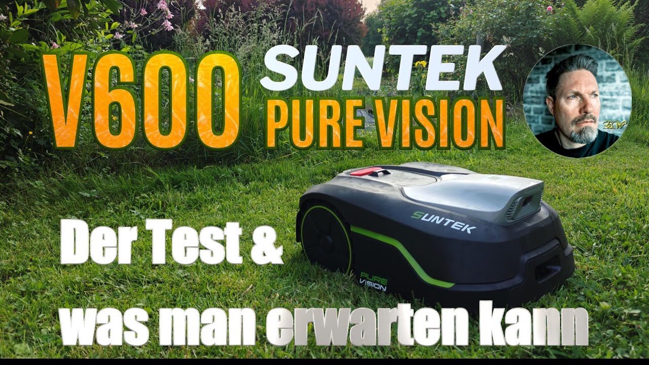 Suntek V600 pure vision: Was man von dem Mähroboter mit AI erwarten kann
