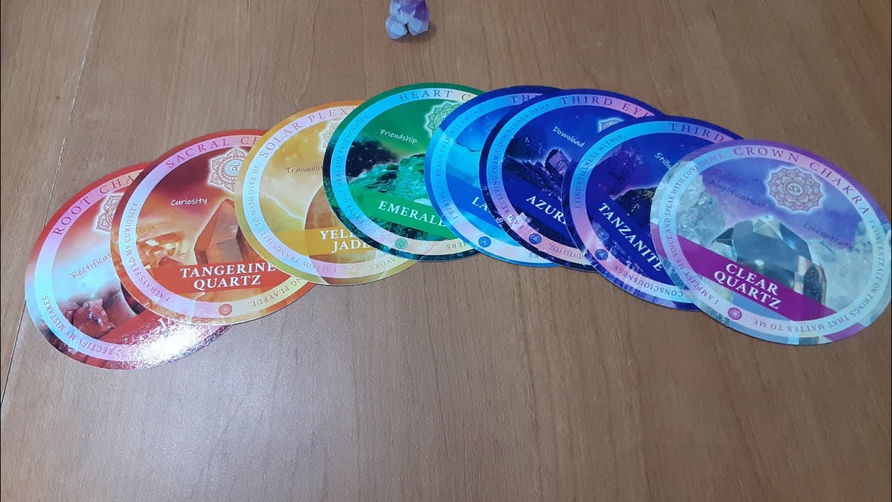 My Mom and I's New Deck : The Crystal Chakra Circular Oracle Deck Sneak Peek