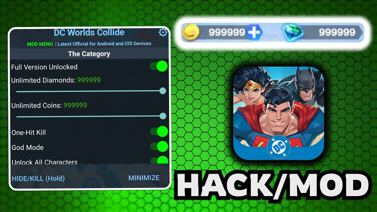 DC Worlds Collide Hack & Mod APK 2026 &ndash; Unlimited Diamonds, Hero Shards, PvP Boost (iOS & Android)