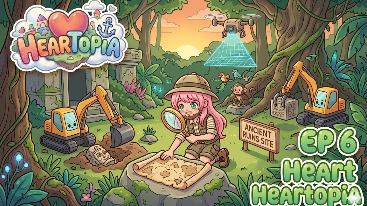Ep 6 Heartopia EP นี้รับบทเป็นนักสำรวจเส้นทางค่ะ(ไปให้อาหารสัตว์ที่ไหนก็ไม่เจอสัตว์สักตัว)😭😭