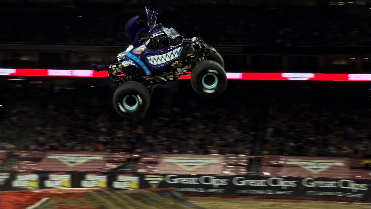Monster Jam Houston 2021 Monster Mutt Dalmatian GALAXY (Cynthia Gauthier) Freestyle 10/23/21