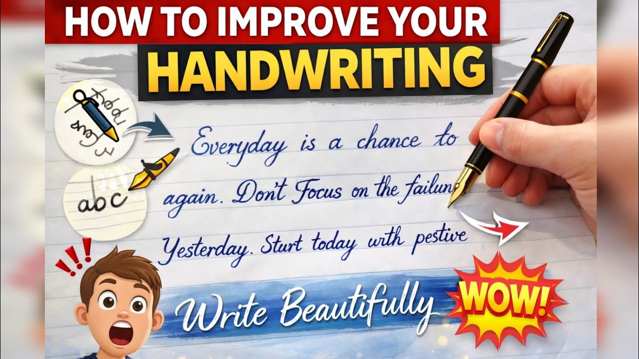 Best Handwriting Tips ✍️ | Improve Your Writing Fast @BeautifulCalligraphy66