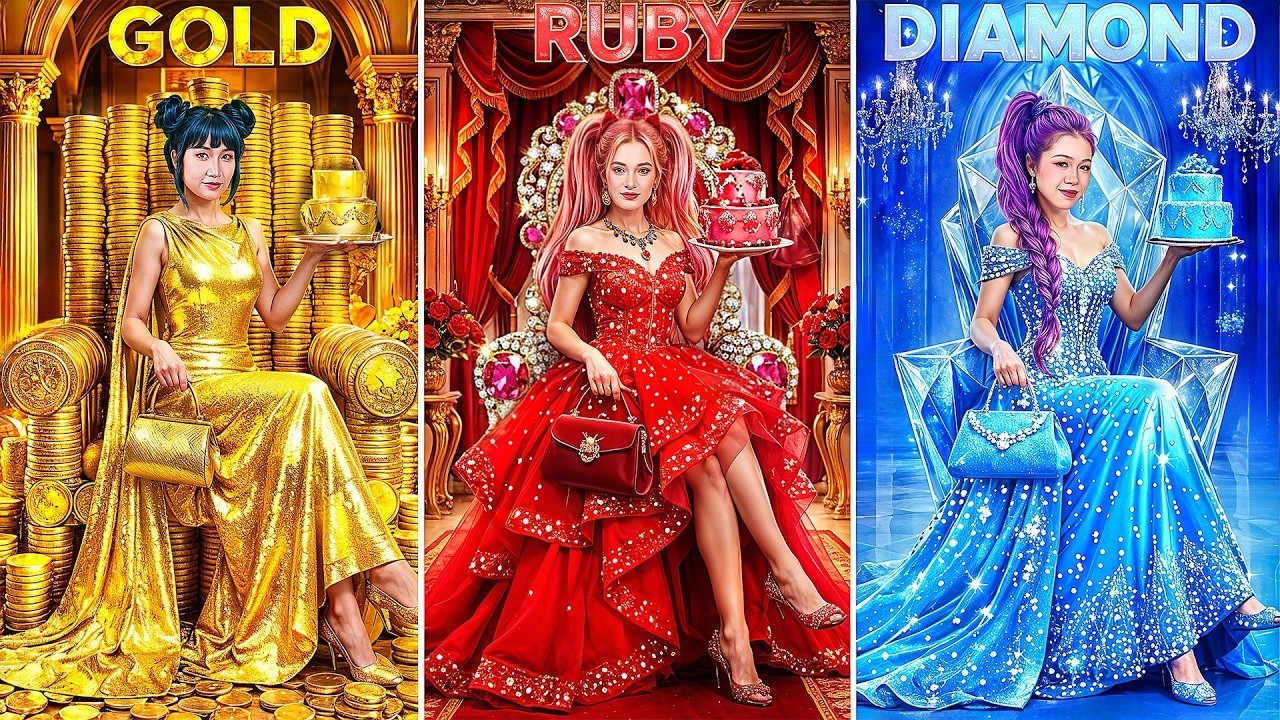 K-Pop Demon Hunters: ¡Cambio de imagen de Huntrix de ORO, RUBÍ y DIAMANTE! BomBomBop ESP