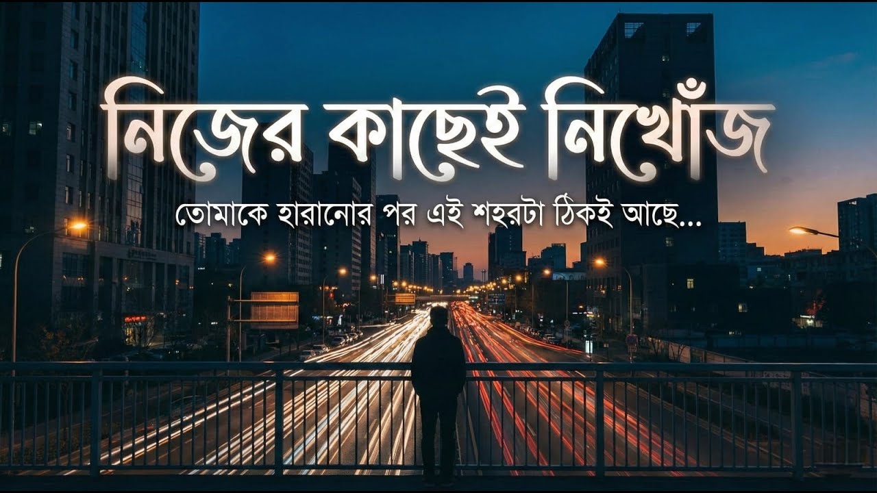 নিজের কাছেই নিখোঁজ | New Bangla Sad Song 2026 | Heart Touching Lyrical Video