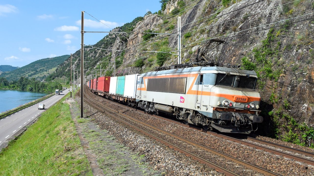 FRET, INFRA, TER, Corail sur la PLM Rive Gauche à Tain l'Hermitage