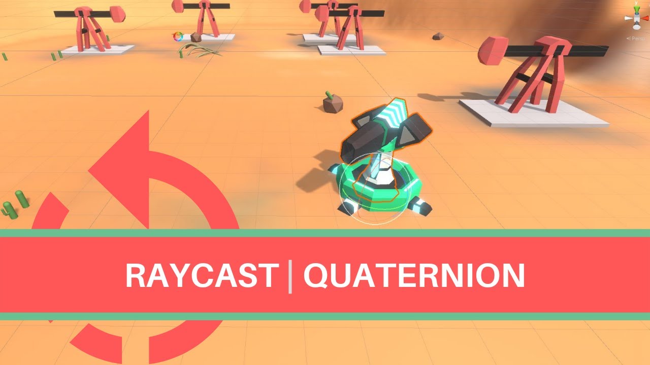 GameObject rotacionar suavemente para a posição do mouse | Unity 3D | Raycast | Quaternion
