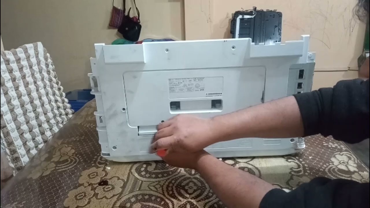 HP Officejet pro 7740  Como desarmar limpiar desmontar abrir destapar reparar arreglar