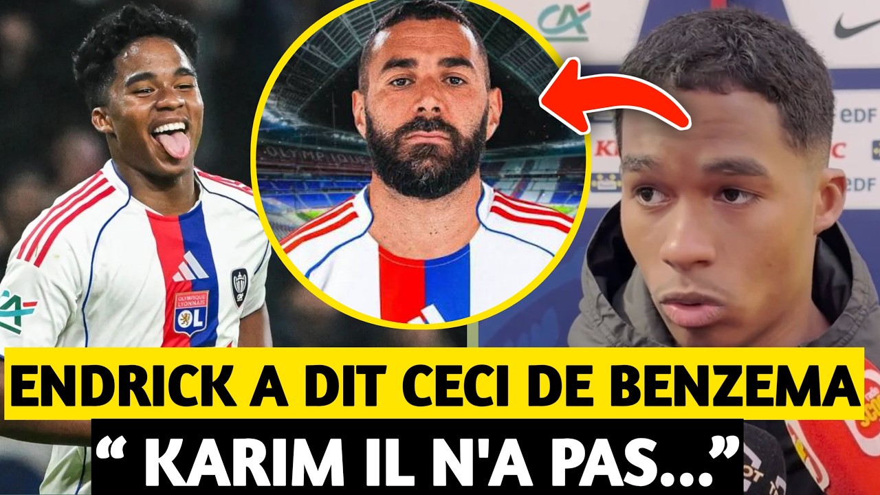 Personne ne s'attendait à ce que Endrick viens de dire sur Benzema / Real Madrid Aujourd'hui