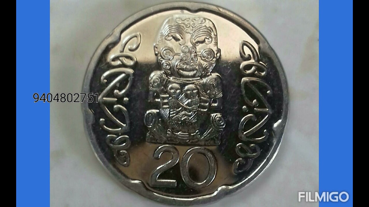 2014 NEW ZEALAND 20 CENT COIN