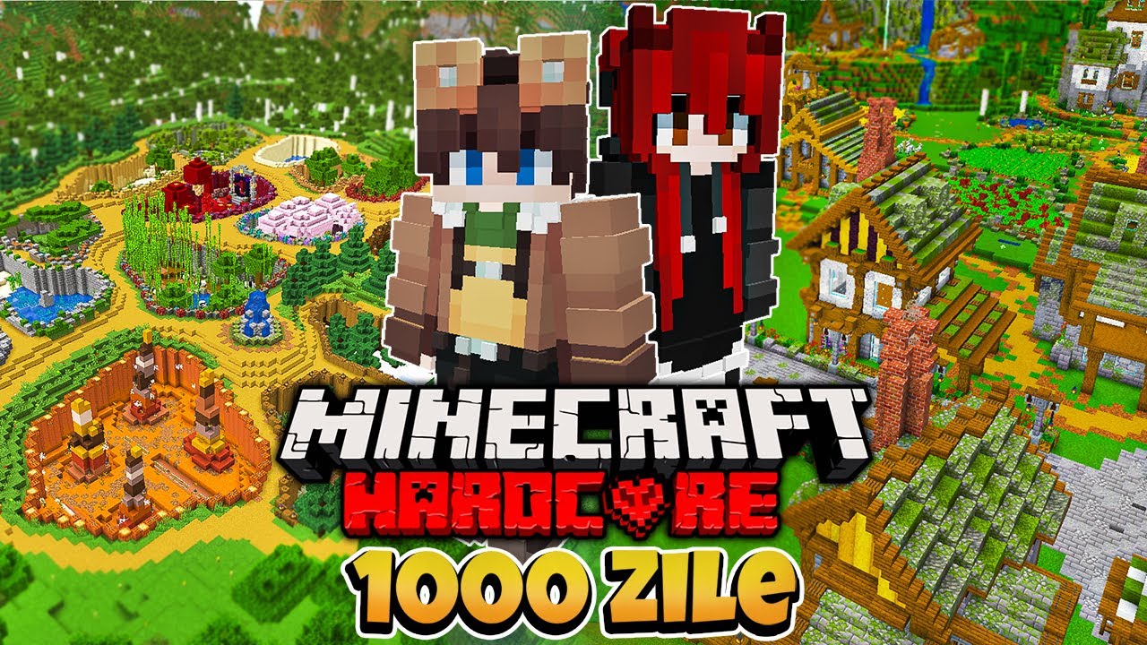 Am Supraviețuit 1000 De Zile Pe Minecraft Hardcore ! [Filmul]