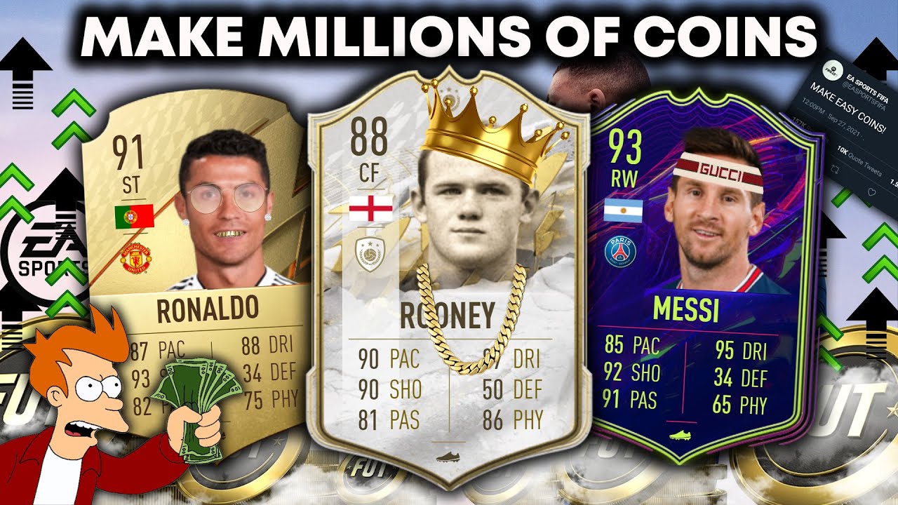 FIFA 22 HOW TO MAKE MILLIONS OF COINS WITHOUT TRADING OR SPENDING MONEY!! (EASY)
