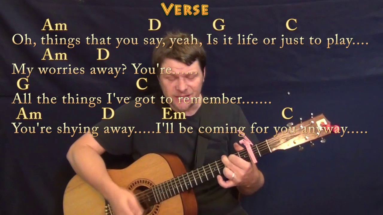 Take on Me (a-ha) Guitar Cover Lesson with Chords/Lyrics - Capo 2nd - Munson