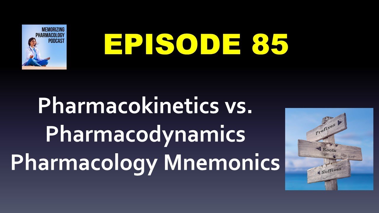 Ep 85 Pharmacokinetics and Pharmacodynamics Pharmacology Mnemonics