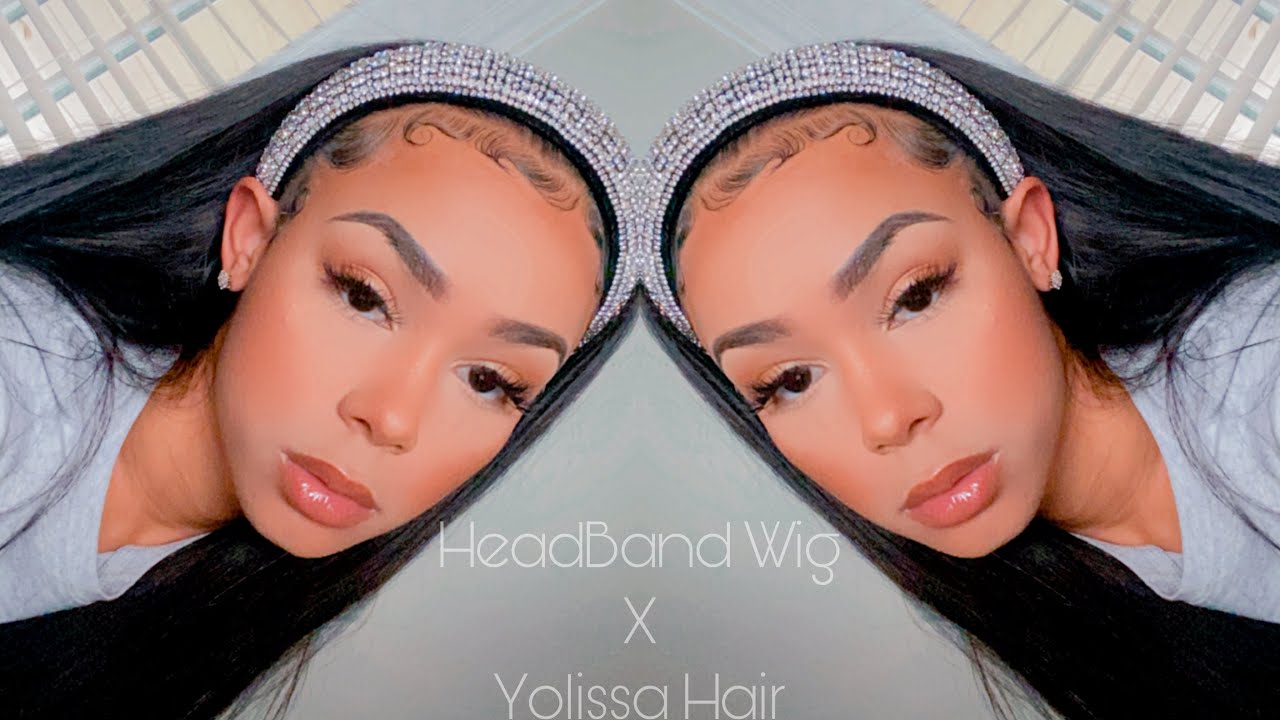 Hair On Fleek In 10 Mins ⏱ | Headband Wig Review | Yolissa Hair