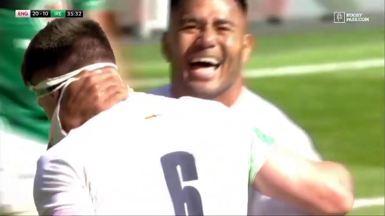 Breakdown of Manu Tuilagi MOTM performance vs Ireland // England vs Ireland // 2019