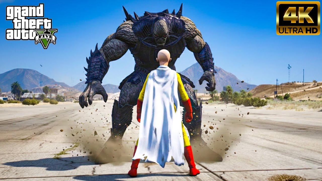 GTA 5 - Saitama VS Darkseid | Epic Death Battle!