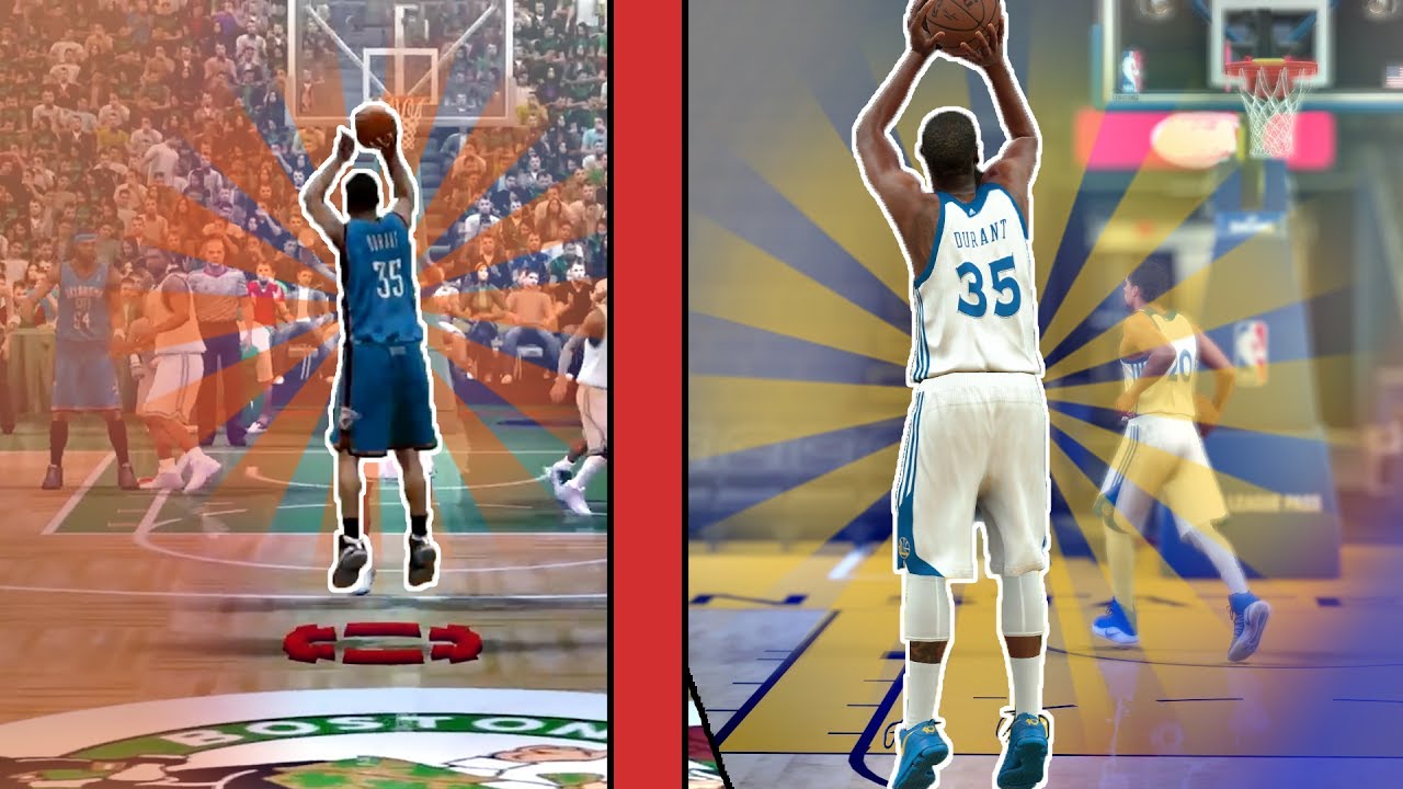 DOES KEVIN DURANT JUMPSHOT FROM 8 YEARS AGO STILL WORK!? (NBA 2K9 - NBA 2K18)