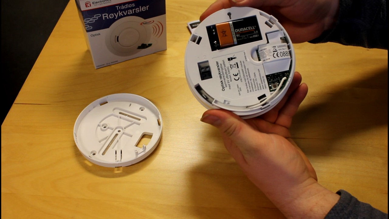 Seriekobling av Ei Electronics r&oslash;ykvarslere
