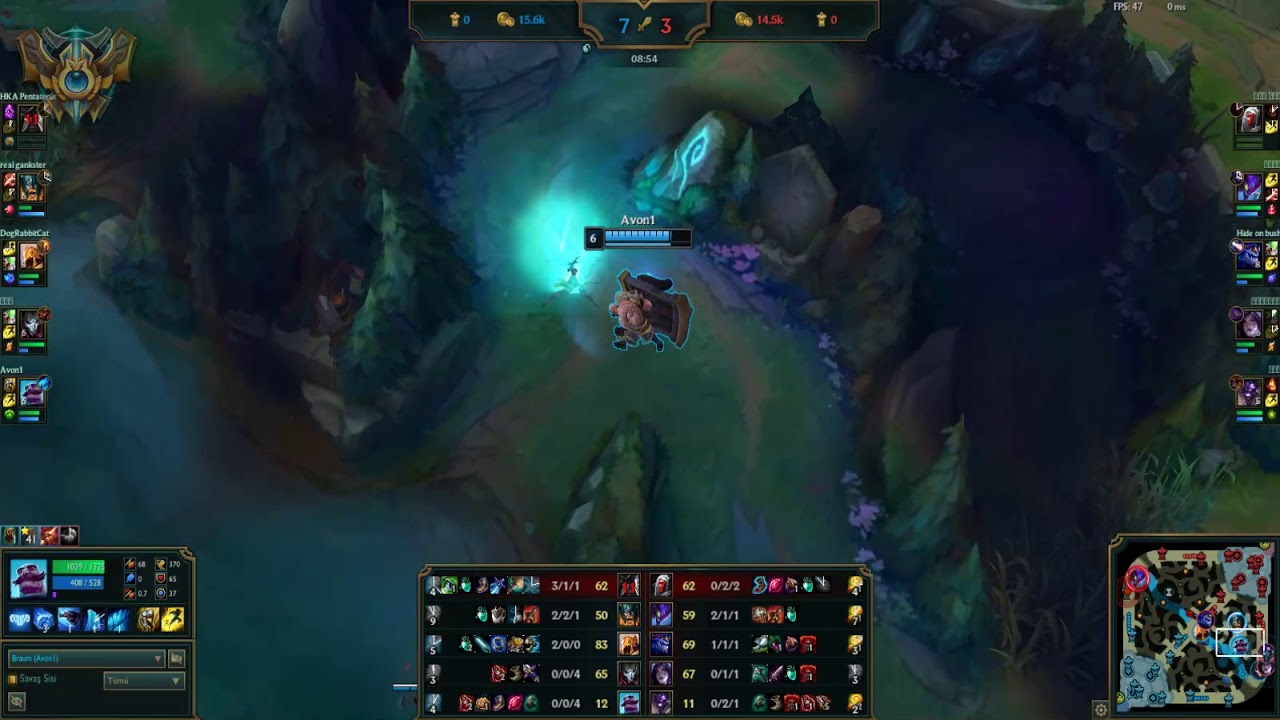 Braum Support vs Alistar - KR Challenger Patch 8.6
