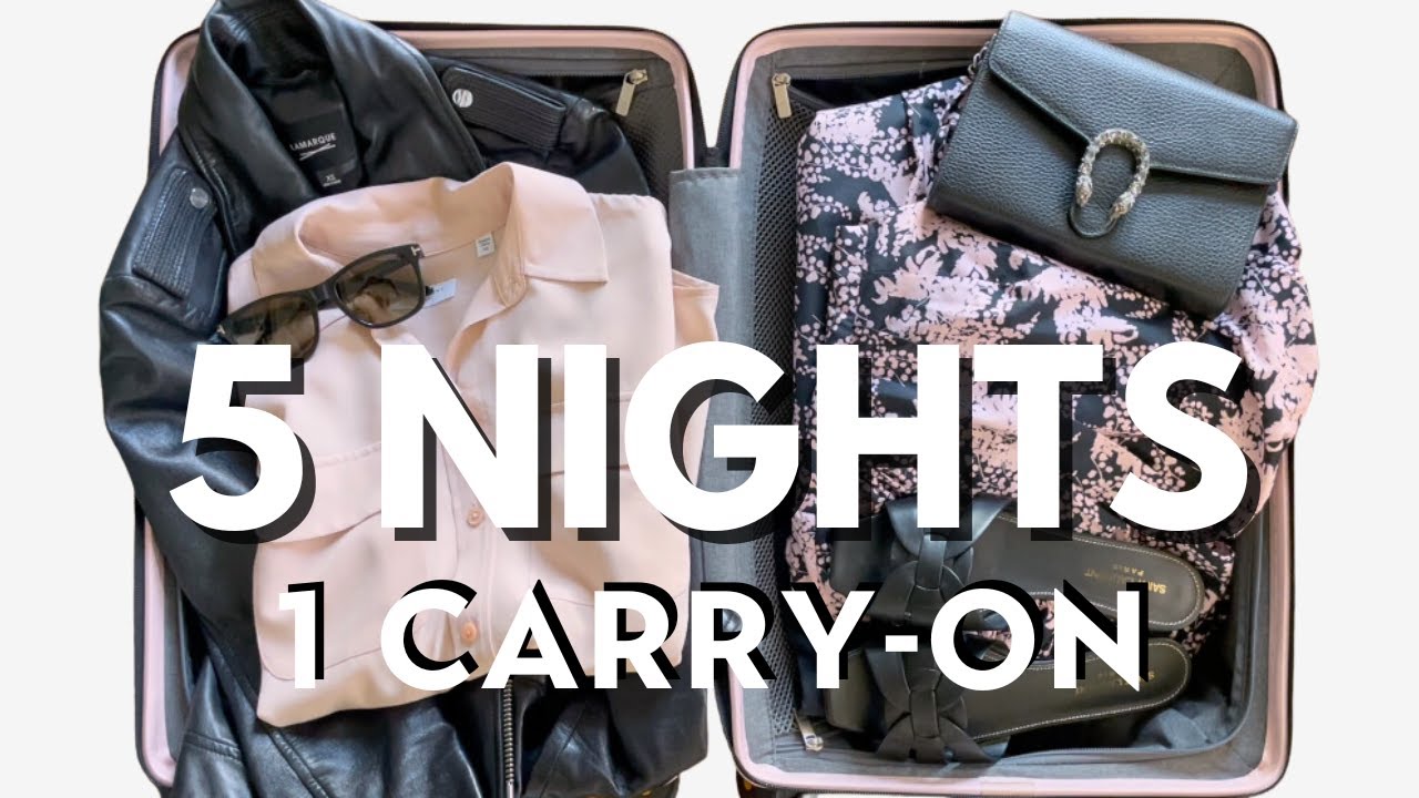 Packing Light: TRAVEL CAPSULE IN A CARRY-ON