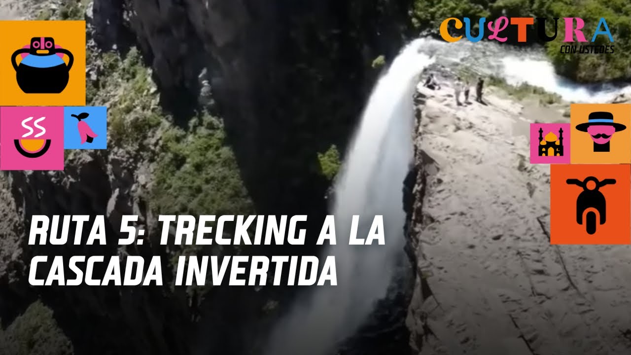 La Cascada Invertida, un fenómeno natural. Ruta 5, 2021.