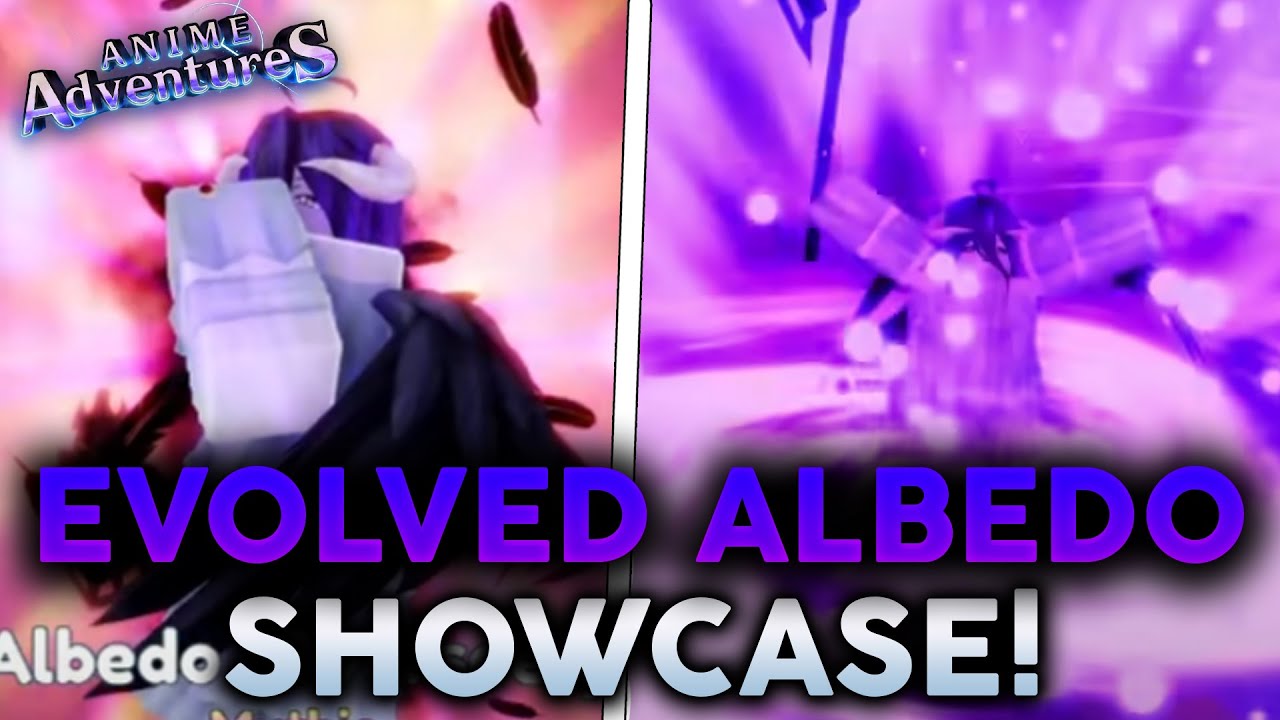 LEVEL 100 EVOLVED ALBEDO (OVERSEER) SHOWCASE! | Anime Adventures (ROBLOX)