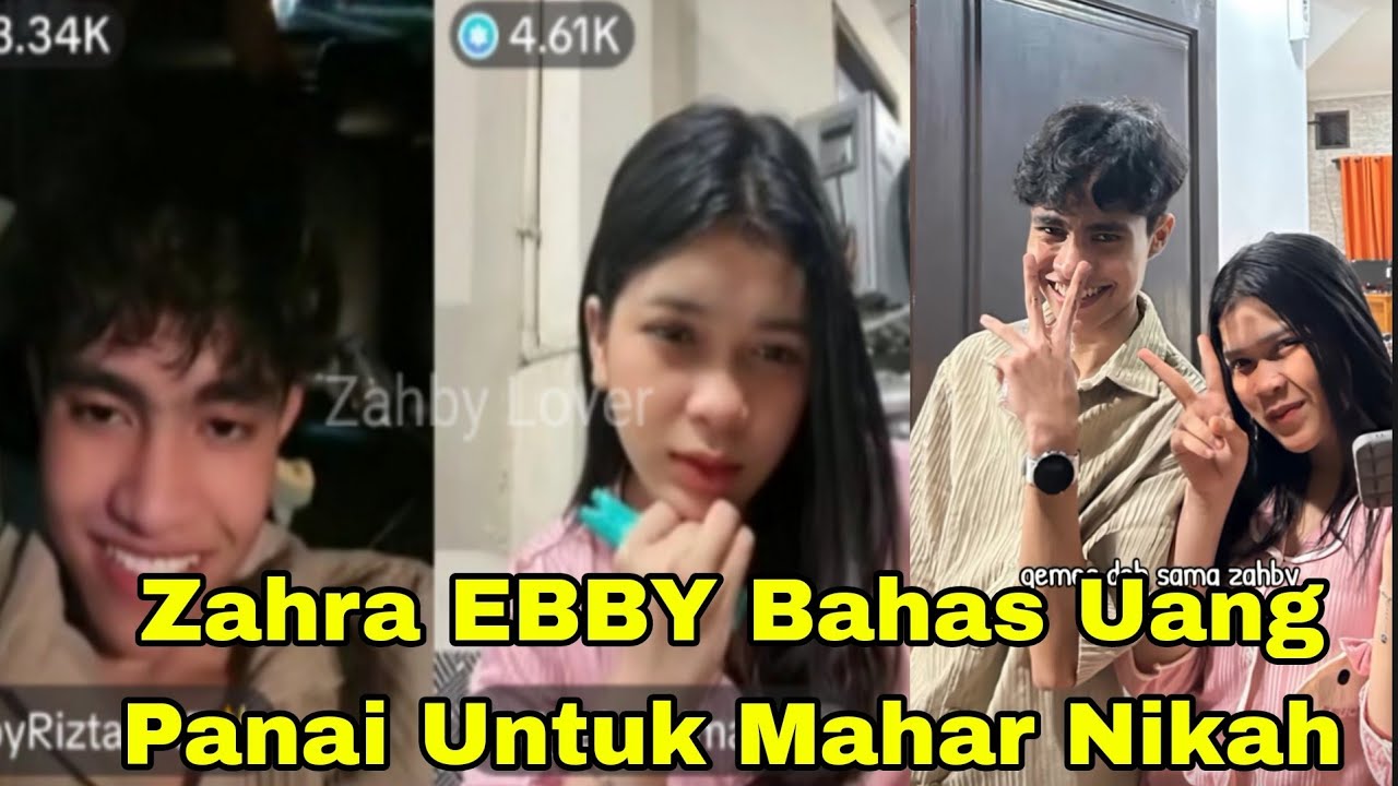 ZAHRA EBBY BAHAS UANG PANAI UNTUK MAHAR NIKAH