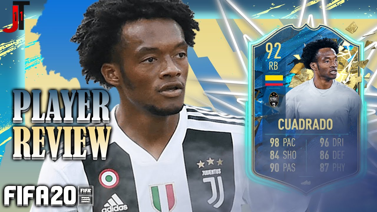FIFA 20 TOTSSF CUADRADO 92 PLAYER REVIEW