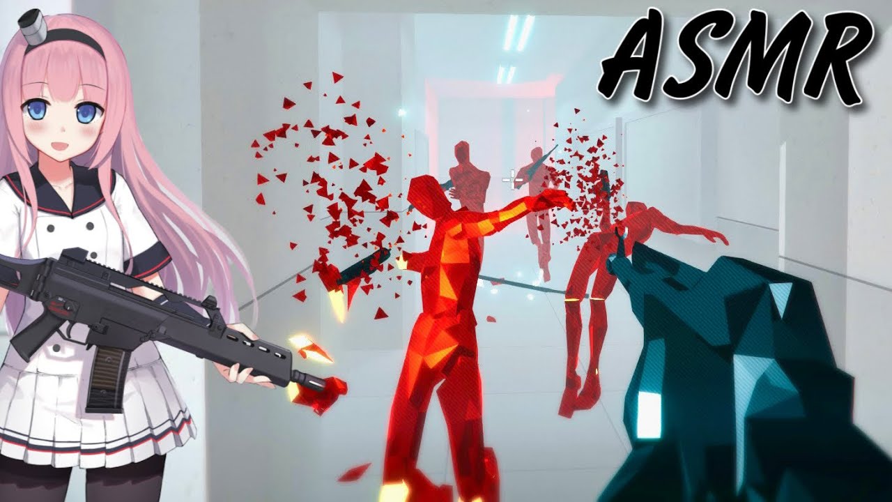 АСМР Я ВНУТРИ ИГРЫ - SUPERHOT