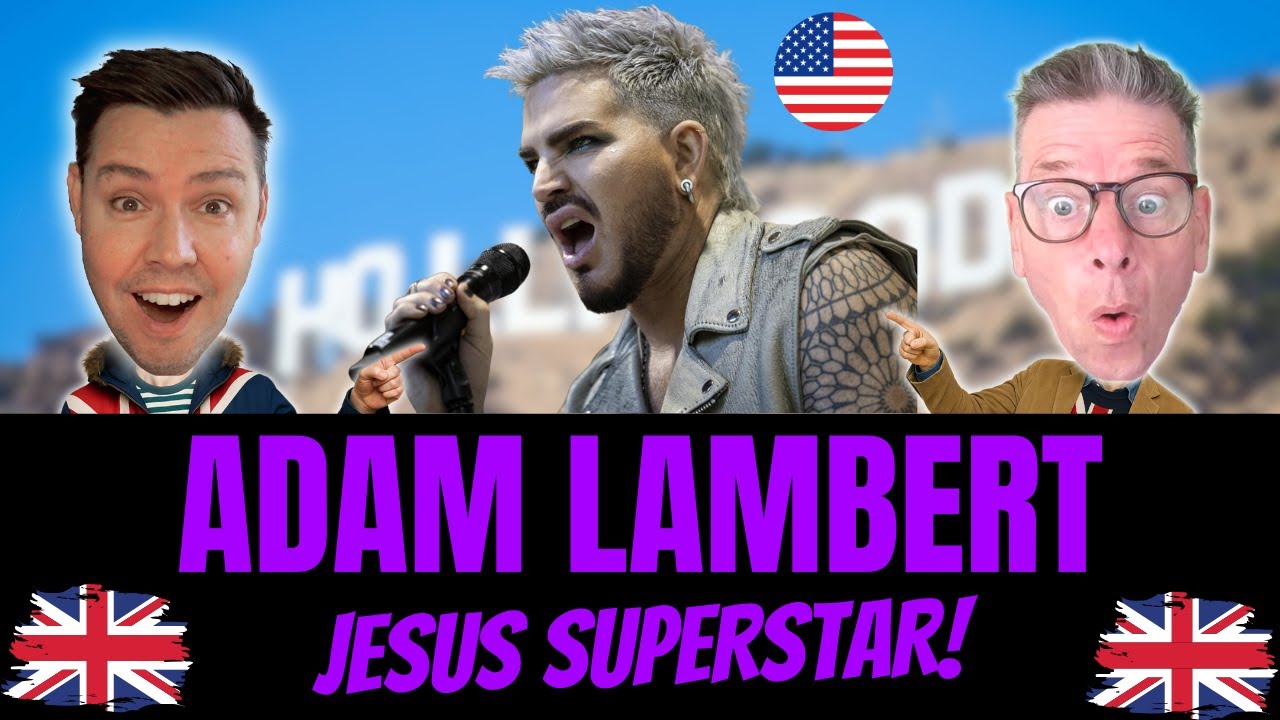 BRITS REACT to Adam Lambert | Jesus Christ Superstar Hollywood Bowl 2025