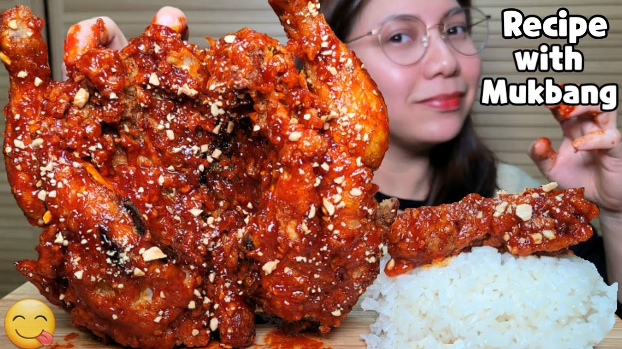 1 WHOLE SPICY FRIED CHICKEN | Chef Obang