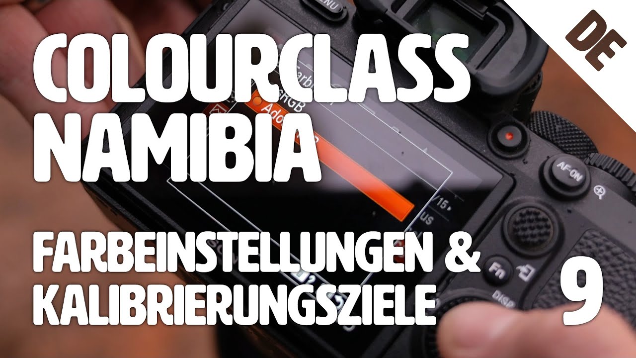 Farbraum, Kamera einstellen und Monitor kalibrieren | Colourclass Namibia: Folge 9