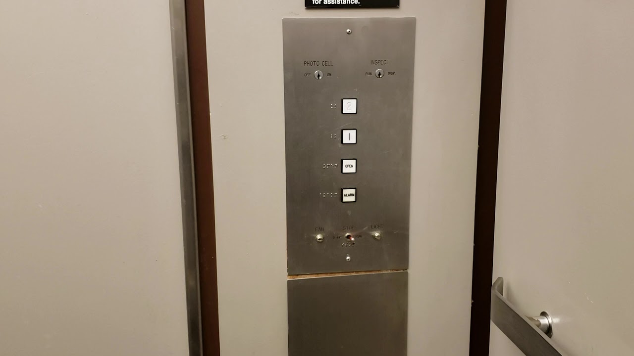 Vintage Montgomery Hydraulic Elevator @ JCPenney, Oakland Mall, Troy, MI (retake)