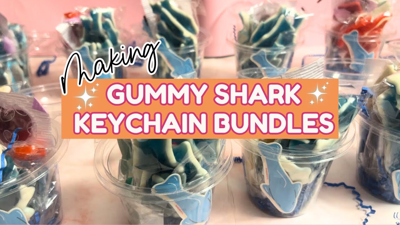 Making Gummy Shark Keychain Bundles | Small Business BTS