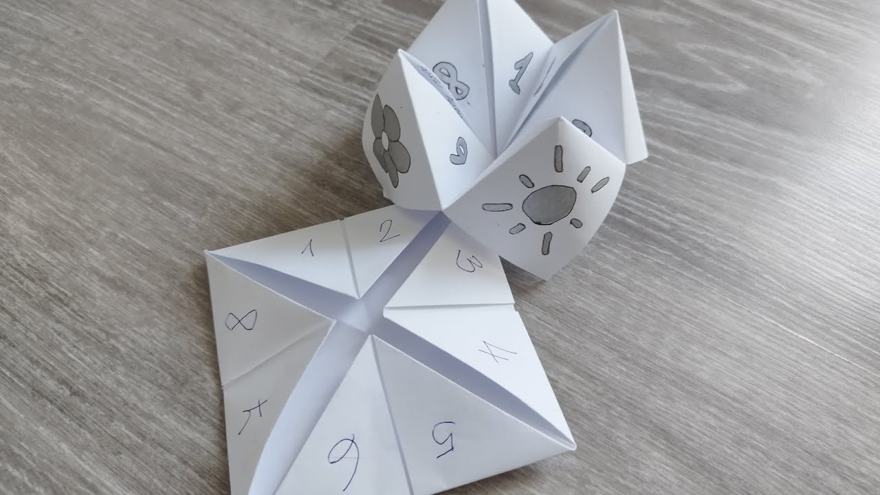 JAK SE SKL&Aacute;D&Aacute; ORIGAMI SKL&Aacute;DAČKA NEBE, PEKLO, R&Aacute;J