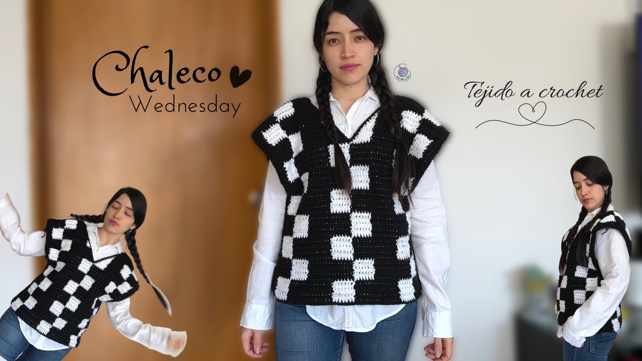 COMO TEJER CHALECO MERLINA / CROCHET FACIL